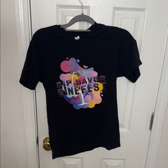 Black Graphic T-Shirt - Picture 1 of 3